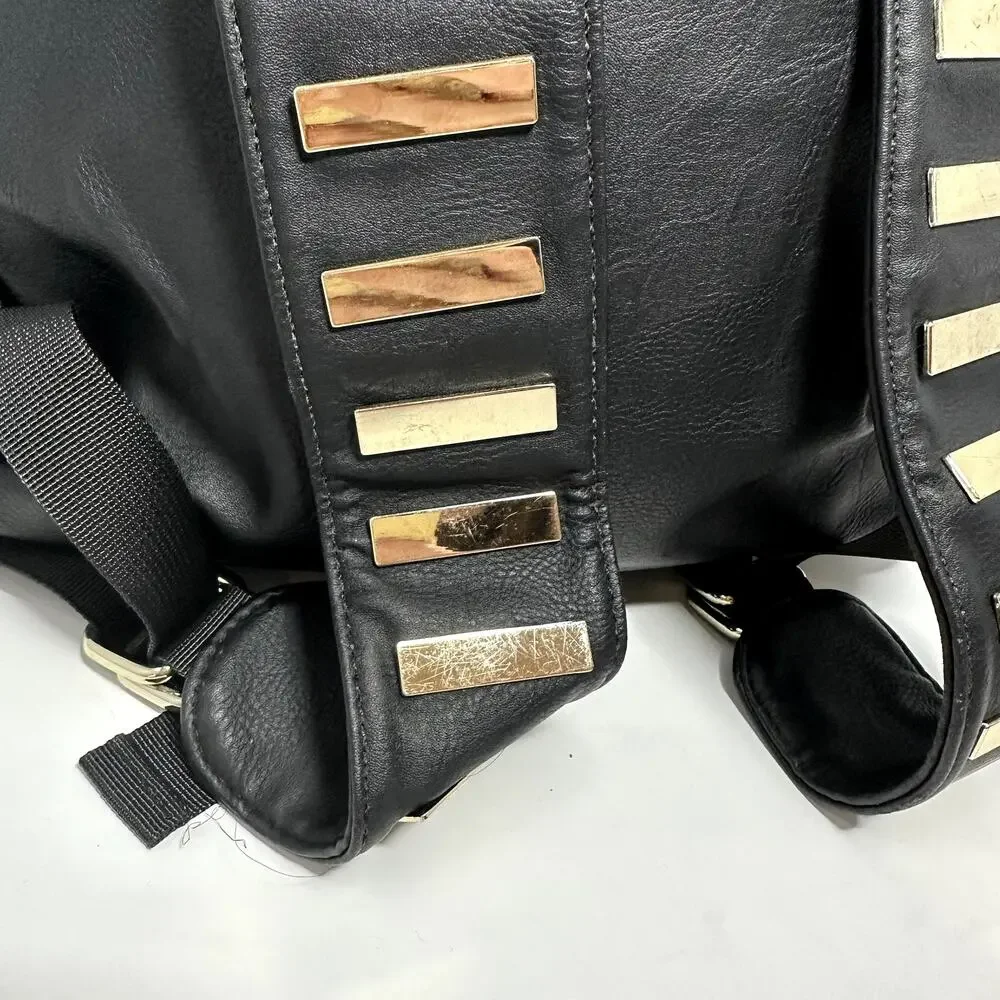 Torrid Gold Hardware Faux Leather Backpack Plus Size OS Mob Wife Y2K Grunge
